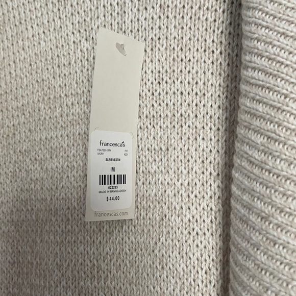 Francesca’s Draped Hooded Vest - Picture 4 of 7